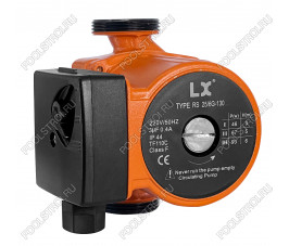 Циркуляционный насос AquaViva LX GPD25-6S-130 - 3.3 м³/ч; 6 м, 220В, 100 ватт Циркуляционный насос AquaViva LX GPD25-6S-130 - 3.3 м³/ч; 6 м, 220В, 100 ватт